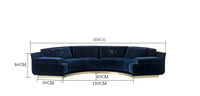 BIANCA ROYAL BLUE SECTIONAL