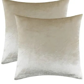 IVORY VELVET PILLOW 22X22